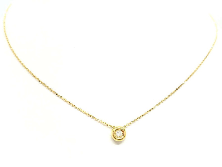 Nos Bijoux Non signé  | Collier Or Jaune Diamant